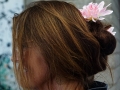 Eine Besucherin