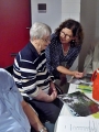 Anke Wienke hilft beim Lösen des Bilderrätsels