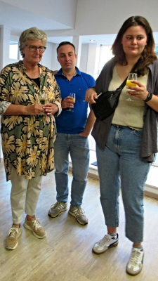 Fiddi Schildmann und Besucher