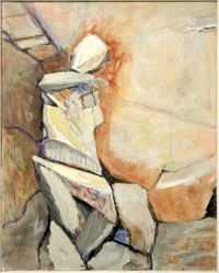 Namenlos - 1998 - Mischtechnik - 81x100cm