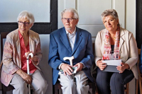 von links: Inge und Günter Schlömann, Birgit Schröter (stellvertretende Bürgermeisterin)