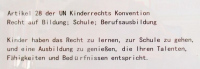 Recht auf Bildung, Schule, Berufsbildung