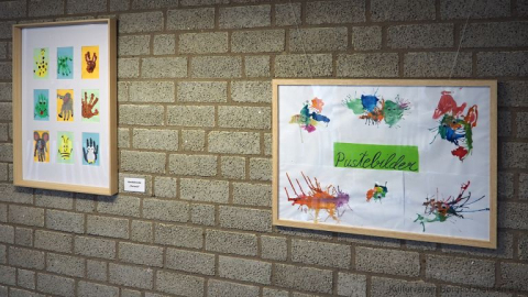 Handabdrücke "Tierwelt" und Pustebilder