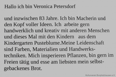 Veronica Petersdorf: Handwerkliches und kreatives Arbeiten mit Kindern