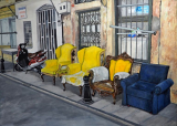 "Lockdown" - © Acryl auf Leinwand - 100 x 140 cm - 2020