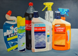 "Das Geheimnis der Reinigungskraft" - © Acryl auf Leinwand - 100 x 140 cm - 2011