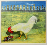 "Überraschung" - © Mischtechnik auf Papier - 40 x 41 cm - 2016