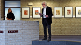 Job Schräder (stellvertetender Vorsitzender des Kulturvereins) hat durch seine besonderen Verbindungen diese Ausstellung erst möglich gemacht