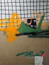 Grid 01 - Acryl, Öl, Sprayfarbe, Buntstift, Filzstift Graphit und Collage auf Leinwand - 90x120cm - 2021