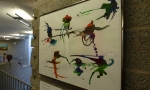 Gertrud Hoppen - Abstrakte Aquarellmalerei, entstanden in der Sommerakademie bei Michaela Berning-Tournier