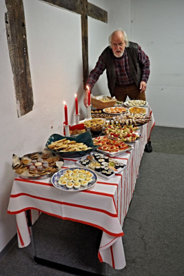 Wieder ein reichliches Buffet