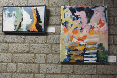 Wolfgang Meluhn: Acryl auf Leinwand