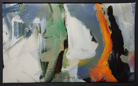 Wolfgang Meluhn: Acryl auf Leinwand