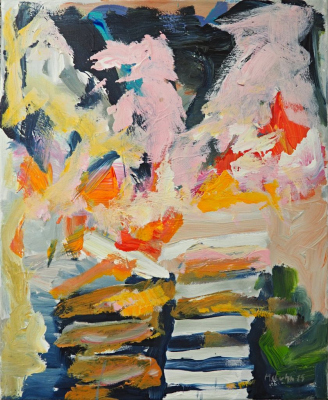 Wolfgang Meluhn: Acryl auf Leinwand