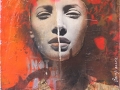 Hearts in my head 2 - Mischtechnik auf Leinwand - 53 x 42 cm