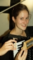 Stephanie Mirwald mit einem der Register