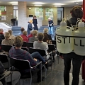 Yannick Averdiek wirbt mit seiner Performance für Stille
