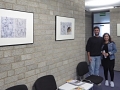 Tariq Alsaadi und Sarah, die Hauptperson der Graphic Novel
