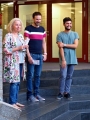 Astrid Schütze, Alexander Daum und Tariq Alsaadi