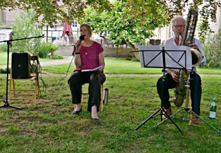 Antje Doßmann und Andreas Kaling in Aktion