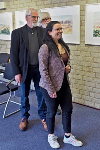 Kunsthistoriker Dr. Jürgen Jesse, Job Schräder und Nicola Porta Knabenschuh